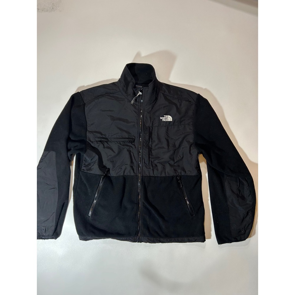 The North Face Denali Fleece Jacket Mens Large Black Excellent Full Zip Outdoor